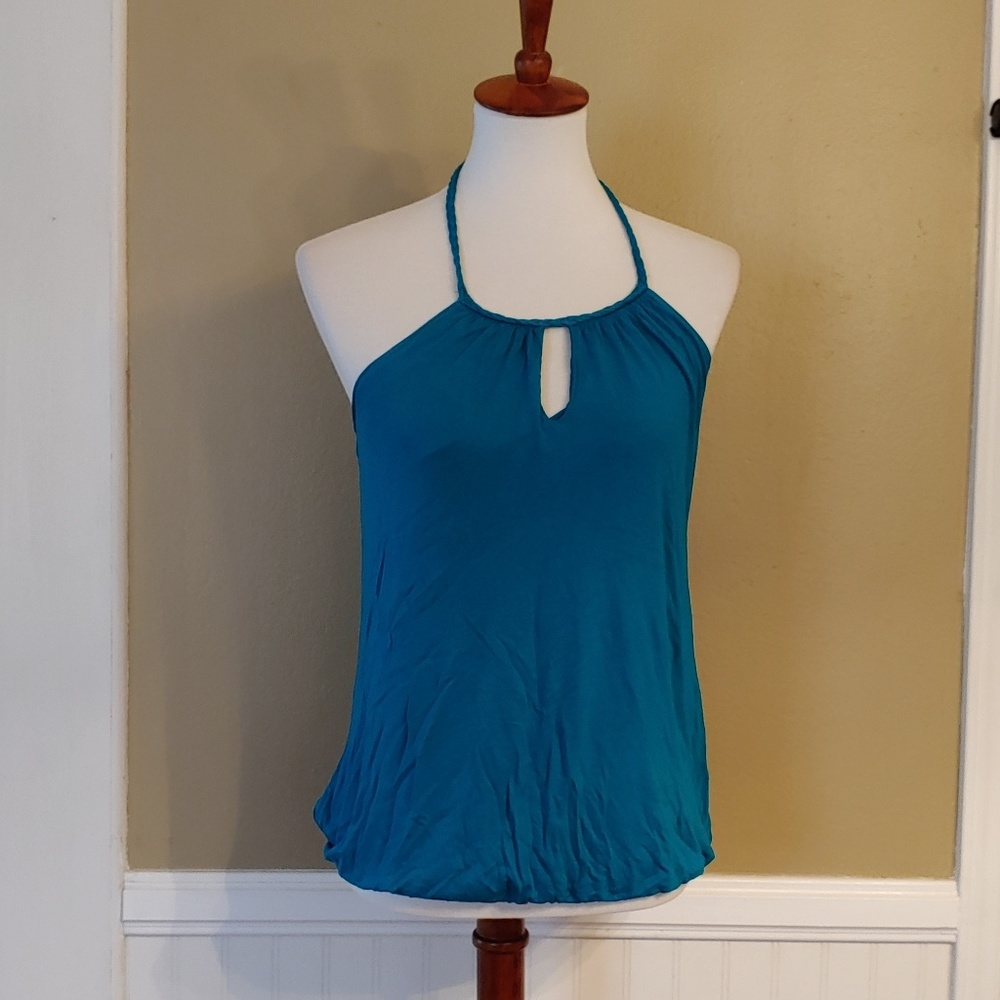 5/$35 3/$25 KEYHOLE HALTER TURQUOISE